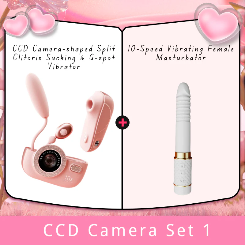 CCD Camera-shaped Split Clitoris Sucking & G-spot Vibrator - Image 7