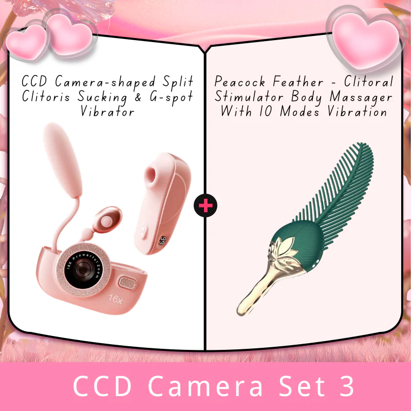 CCD Camera-shaped Split Clitoris Sucking & G-spot Vibrator - Image 9