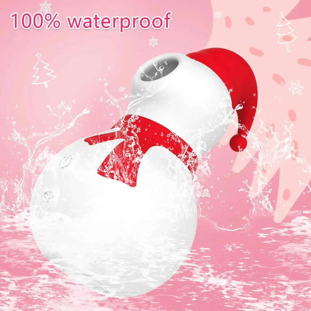 Christmas Snowman Vacuum Powerful Sucking Vibrator - Image 6