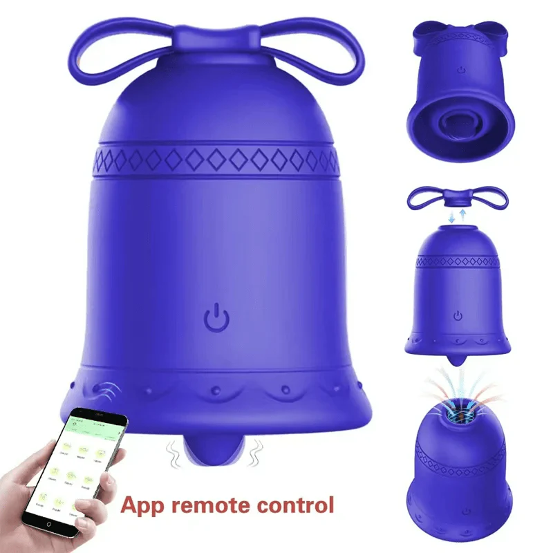 Christmas Tongue Licking Sucking Vibrator APP Controlled Clitoral Stimulator for Women - Image 10