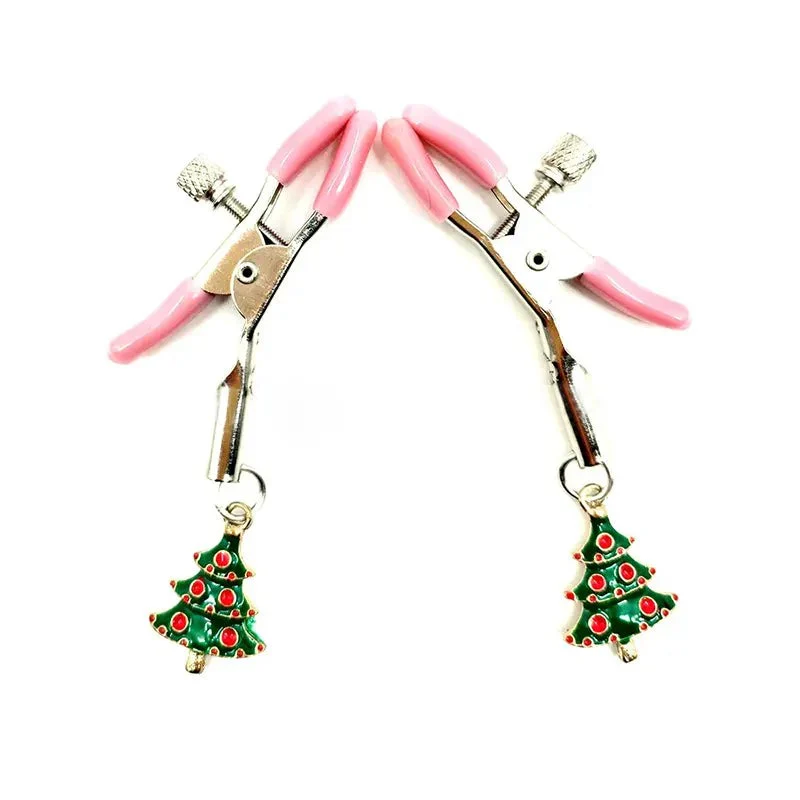 Christmas Tree Erotic Nipple Clamps - Image 3