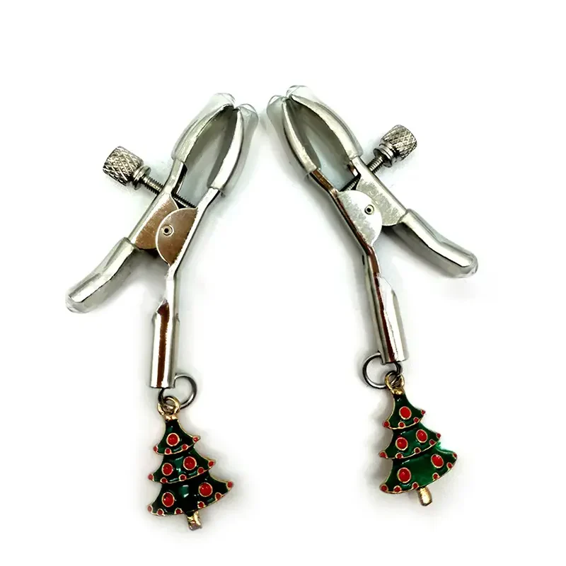 Christmas Tree Erotic Nipple Clamps - Image 5