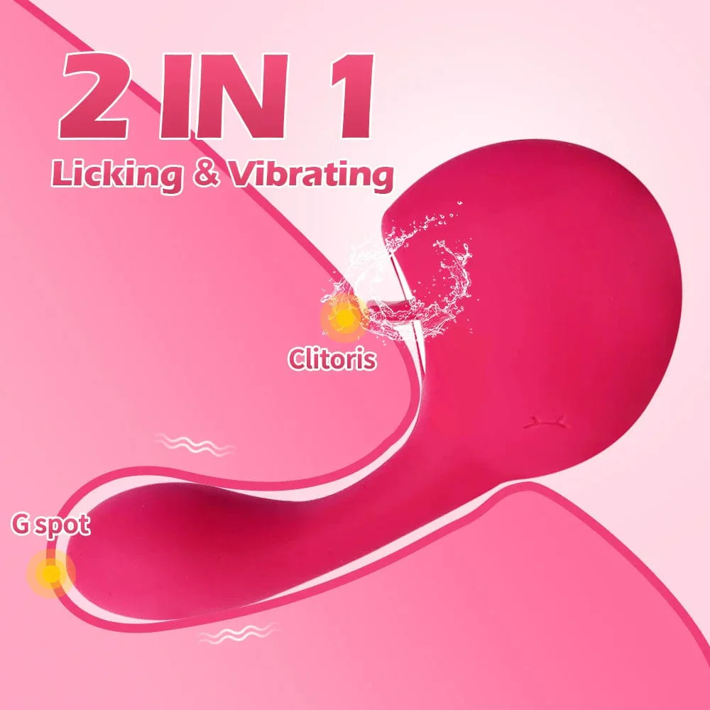 Clitoral Licking G Spot Vibrator Clitoralis Stimulator for Women with 10 Licking Vibrating Modes - Image 3