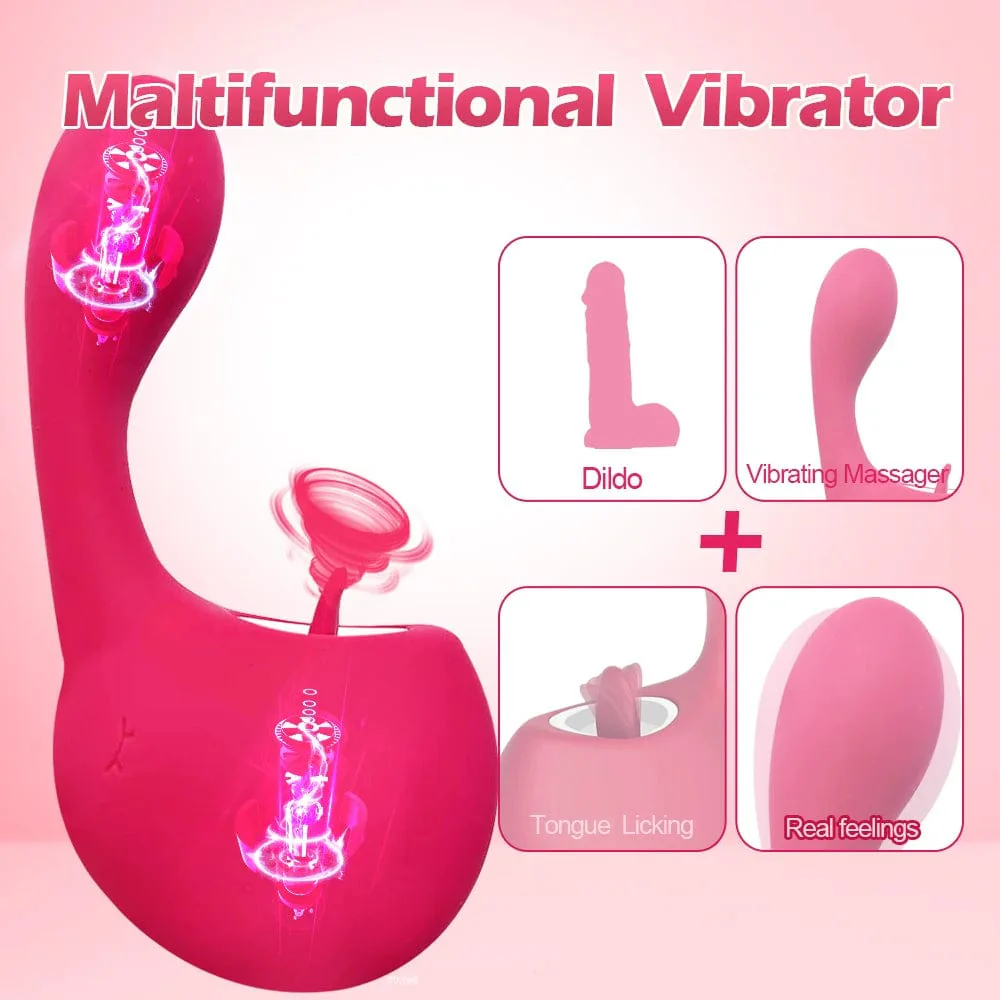 Clitoral Licking G Spot Vibrator Clitoralis Stimulator for Women with 10 Licking Vibrating Modes - Image 4