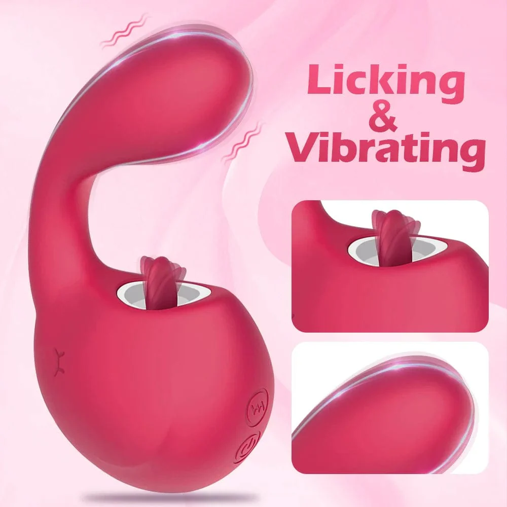 Clitoral Licking G Spot Vibrator Clitoralis Stimulator for Women with 10 Licking Vibrating Modes - Image 5