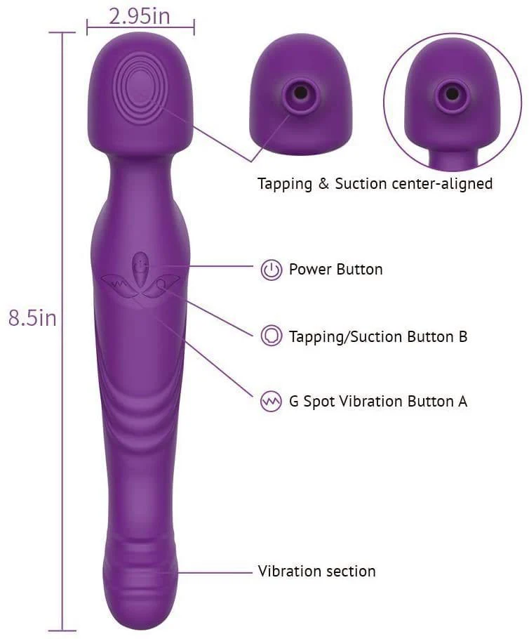 Clitoral Sucking Vibrator G Spot Stimulation 10 Suction Vibration Patterns - Image 3