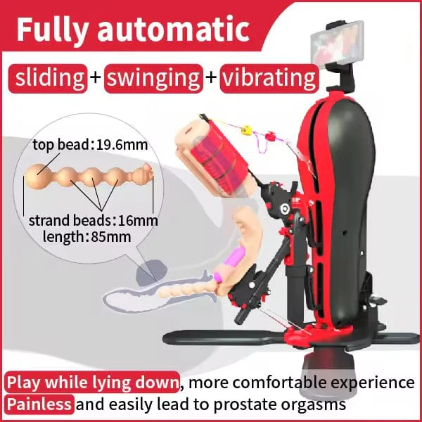 COMFY Automatic Prostate Massage Vibrator Penis Perineum Anal Pleasure Combo - Image 2