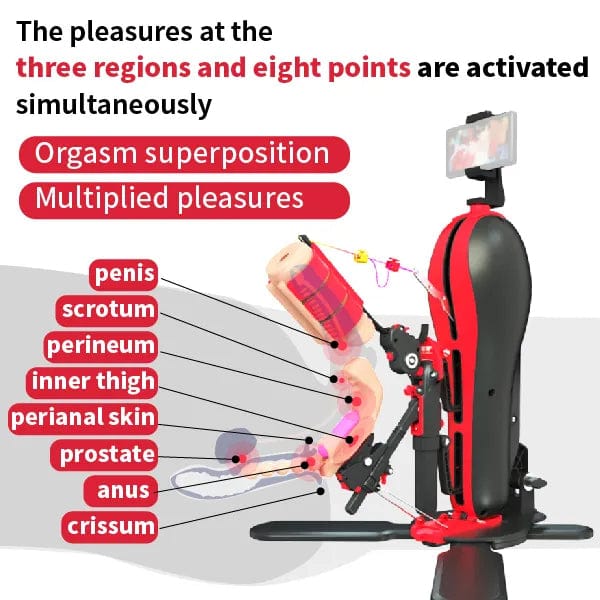 COMFY Automatic Prostate Massage Vibrator Penis Perineum Anal Pleasure Combo - Image 5