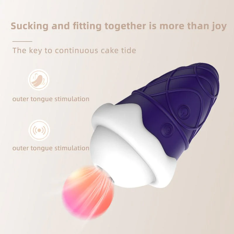 Cone 10-Frequency Sucking Erotic Vibrator For Women - Image 3
