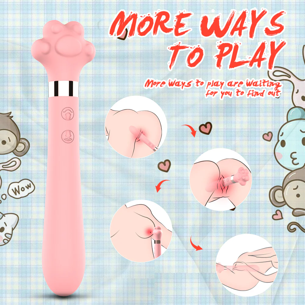 Cute Cat Paw 7 Flapping Clitoral G Spot Vibrator - Image 5