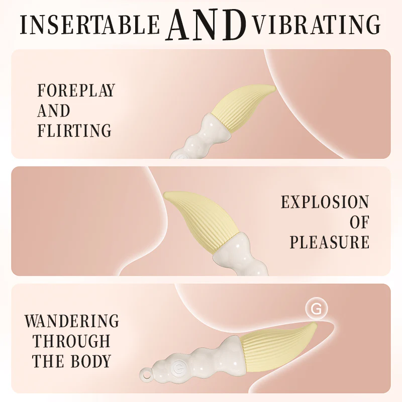 Cutie Pen Pendant Vibrator With Chain - Image 3