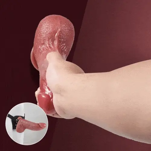 Derek Curved Glans Free Lubricant P and G Spot Stimulation Realistic Anal Dildo Thrusting Heating Vibrating - Image 7