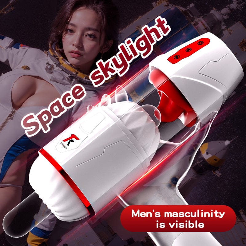3 In 1 Detachable Fully Automatic Tongue Licking Suction Vibration Male Stroker - Image 2
