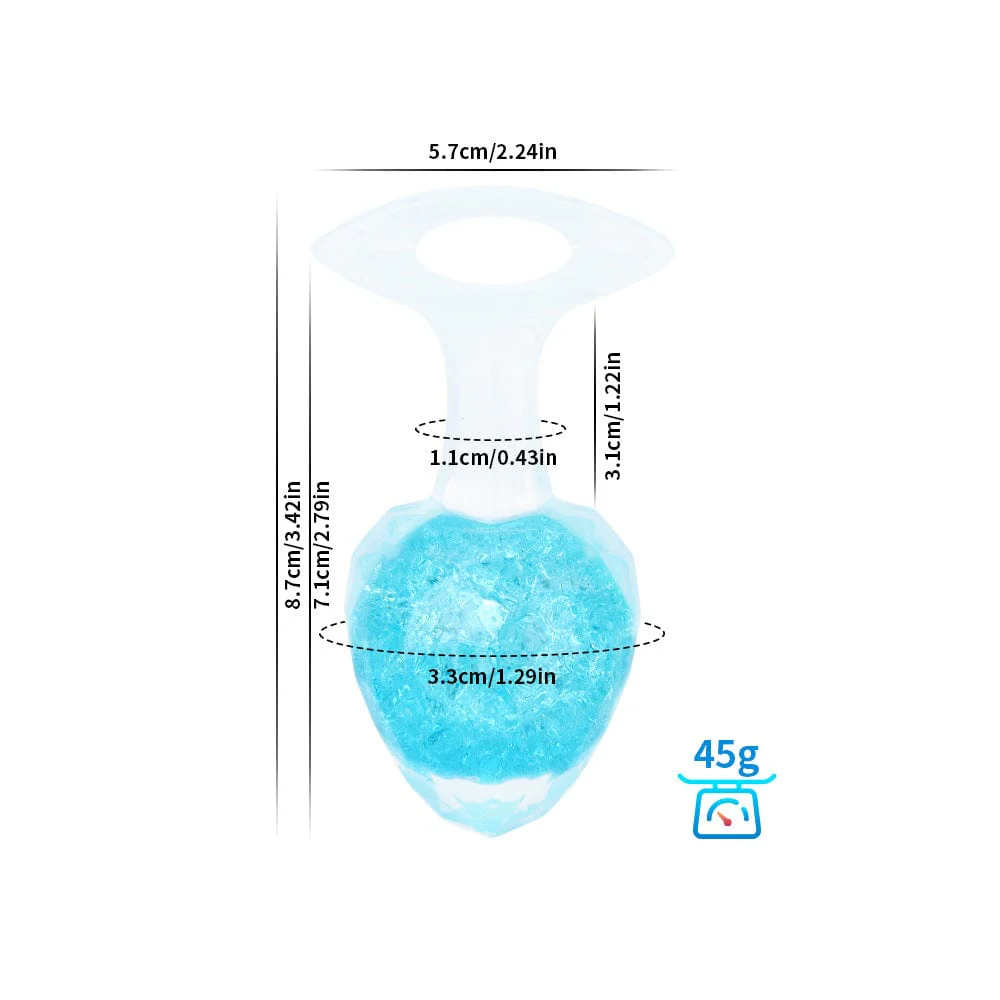 Diamond Crystal Rainbow Wearable Butt Plug Anal Sex Toy - Image 11