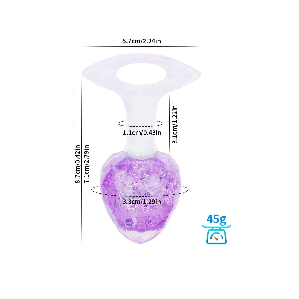 Diamond Crystal Rainbow Wearable Butt Plug Anal Sex Toy - Image 17