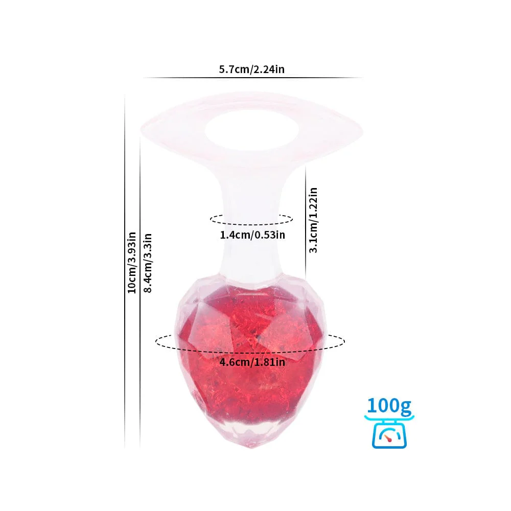 Diamond Crystal Rainbow Wearable Butt Plug Anal Sex Toy - Image 28