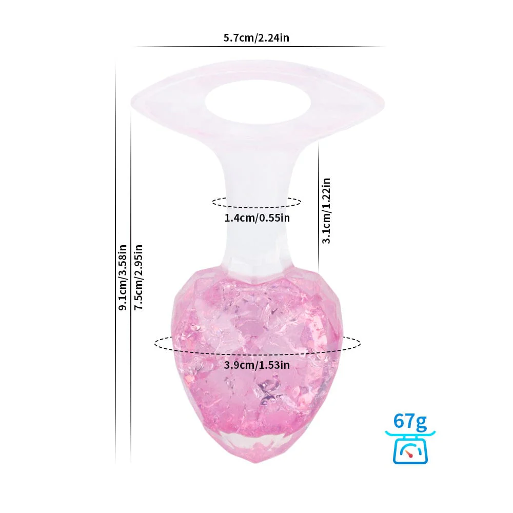Diamond Crystal Rainbow Wearable Butt Plug Anal Sex Toy - Image 29
