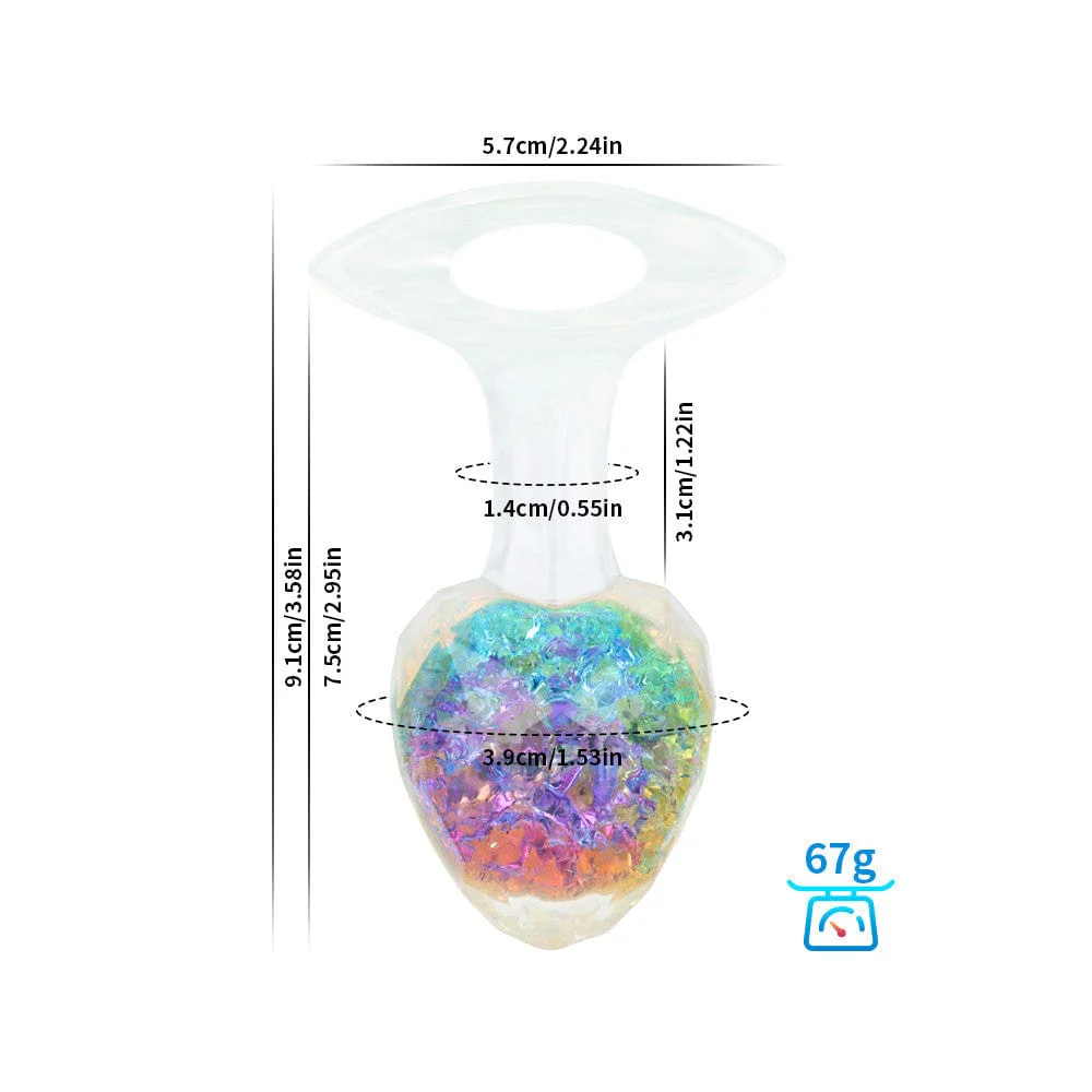 Diamond Crystal Rainbow Wearable Butt Plug Anal Sex Toy - Image 34