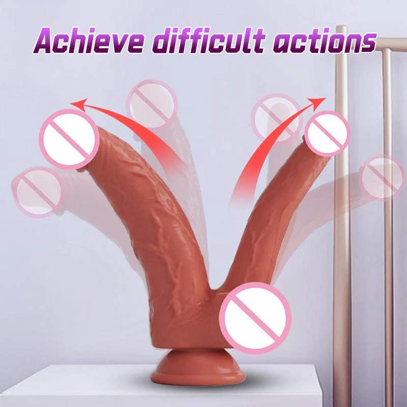 Dildo Liquid Silicone Super Soft Simulation Penis Sex Masturbator - Image 3