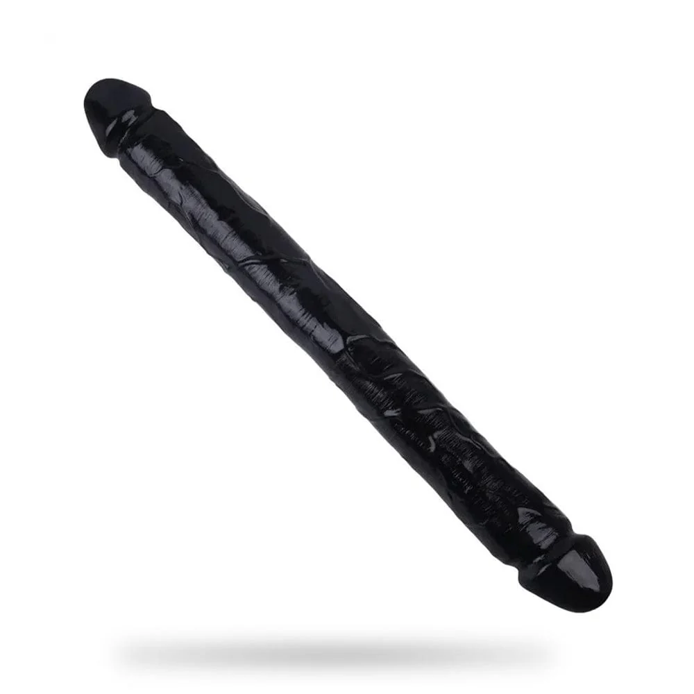 Double-Ended Soft Silicone Simulated Anus Masturbation Dildo - Image 11