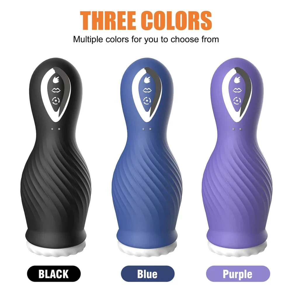 Dragon Suction Rotating Trainer Male Masturbators Oral Vaginal Penis Vibrator - Image 7