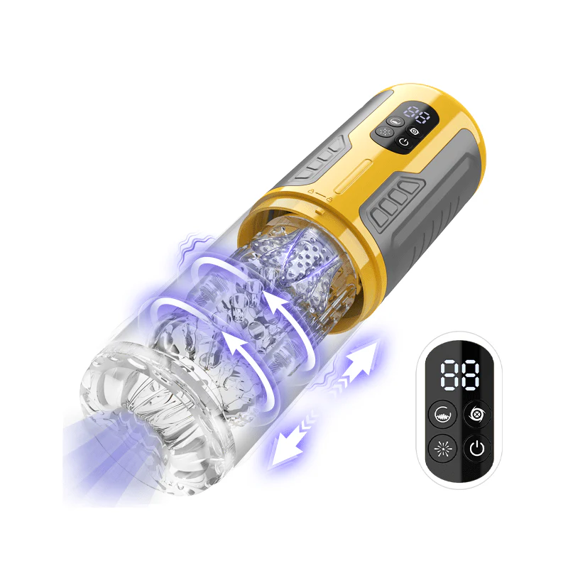 Dual Stimulation Thrusting and Rotating Vibrating Male Msturbation Toy - Image 5