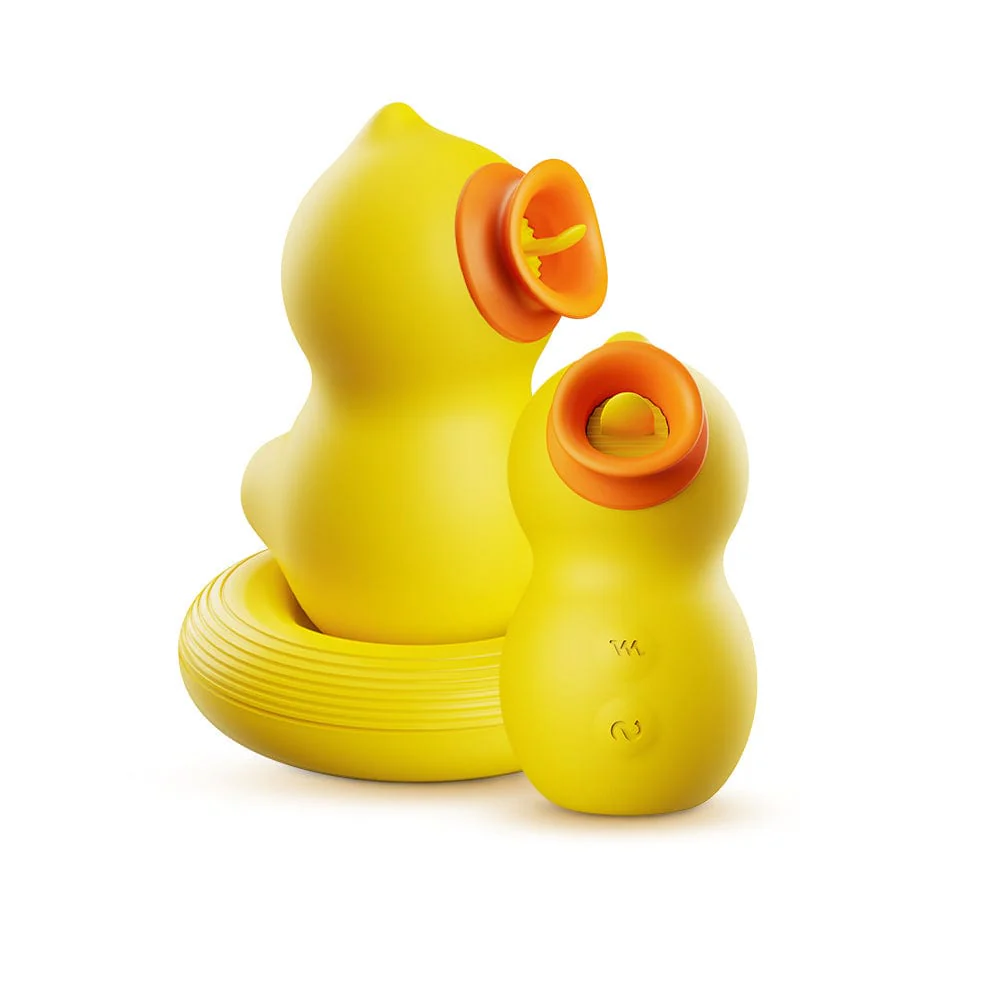 Duckling 7 Frequency Sucking Tongue Licking Masturbator - Image 2