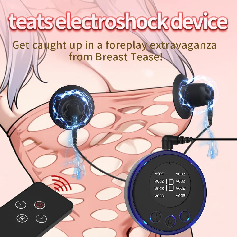 Electric Shock Nipple Clamps Toys With Remote Control - Image 5
