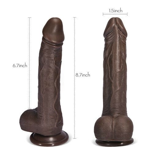 K05 Emulated Black Coffee Masculine Wireless Telescopic Rotating Vibrating Rod - Image 4