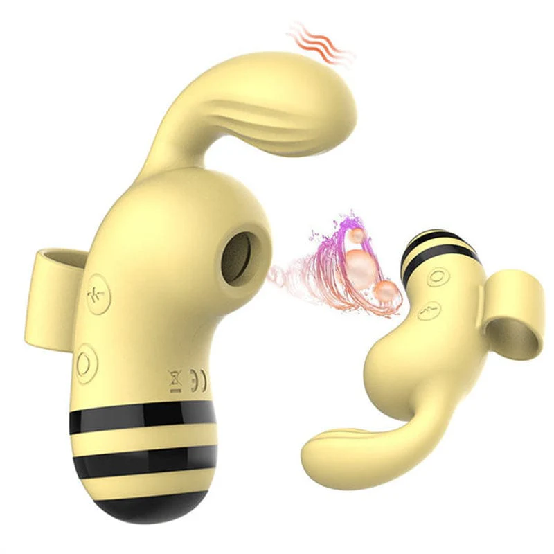 Finger Little Bee Strong Vibration Sucking Egg Female Masturbation - Image 2