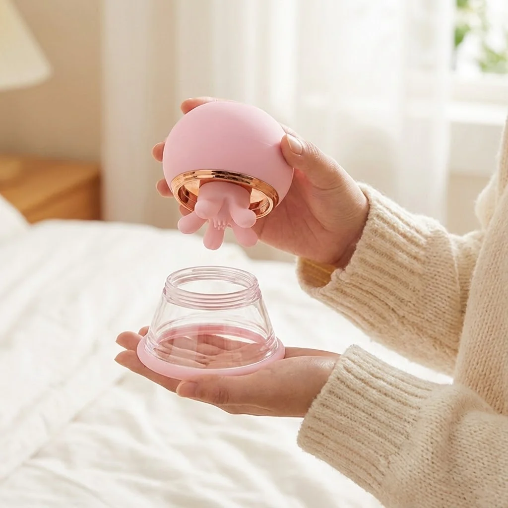 First Kiss 2 in 1 Kneading Nipple Clamps Breast Massager - Image 3