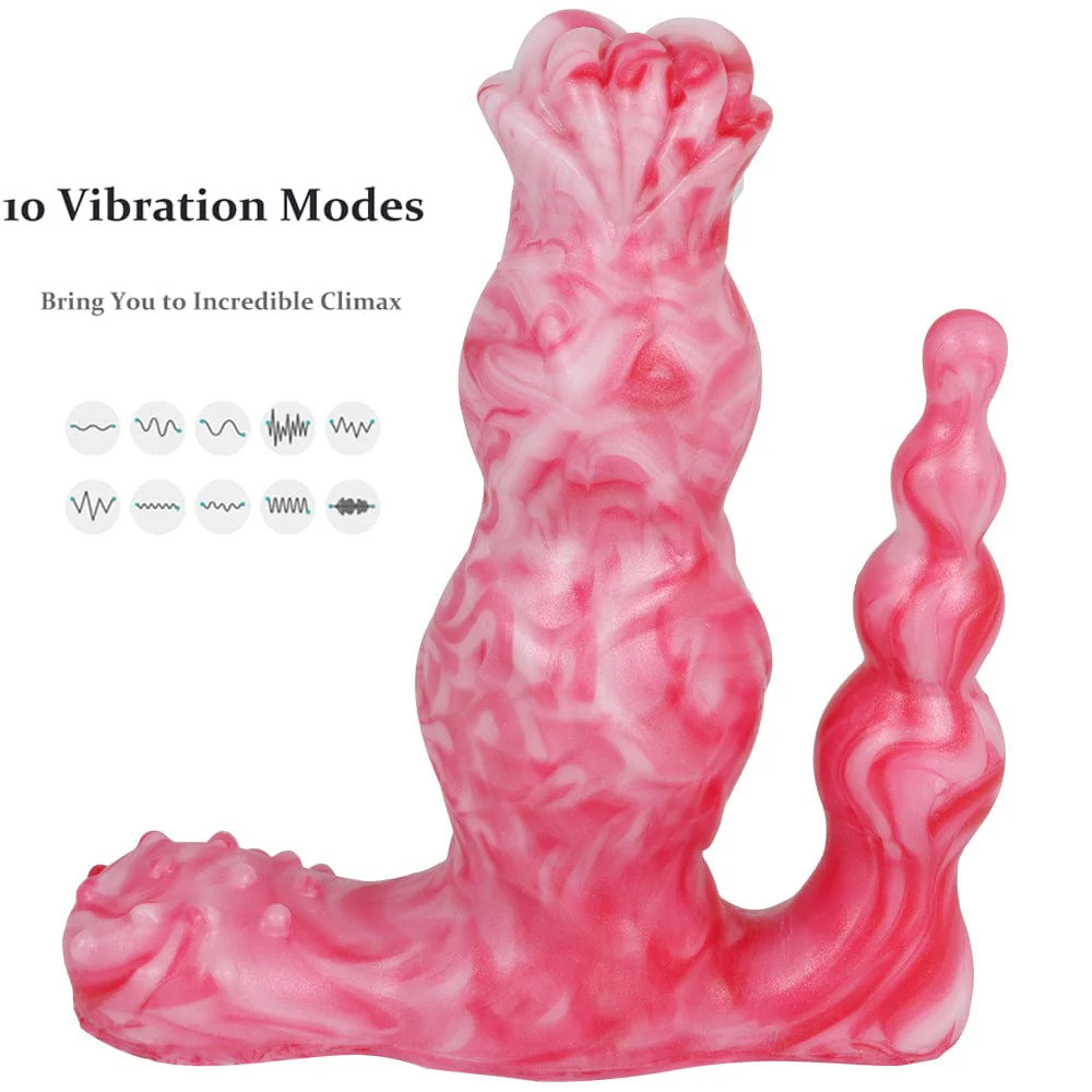 10 Frequency Vibration Simulation Wireless Remote Control Electric Dildo - Image 2