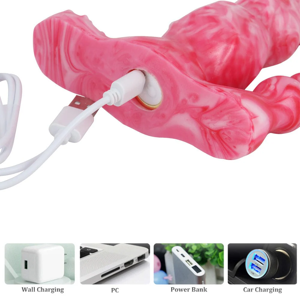 10 Frequency Vibration Simulation Wireless Remote Control Electric Dildo - Image 5
