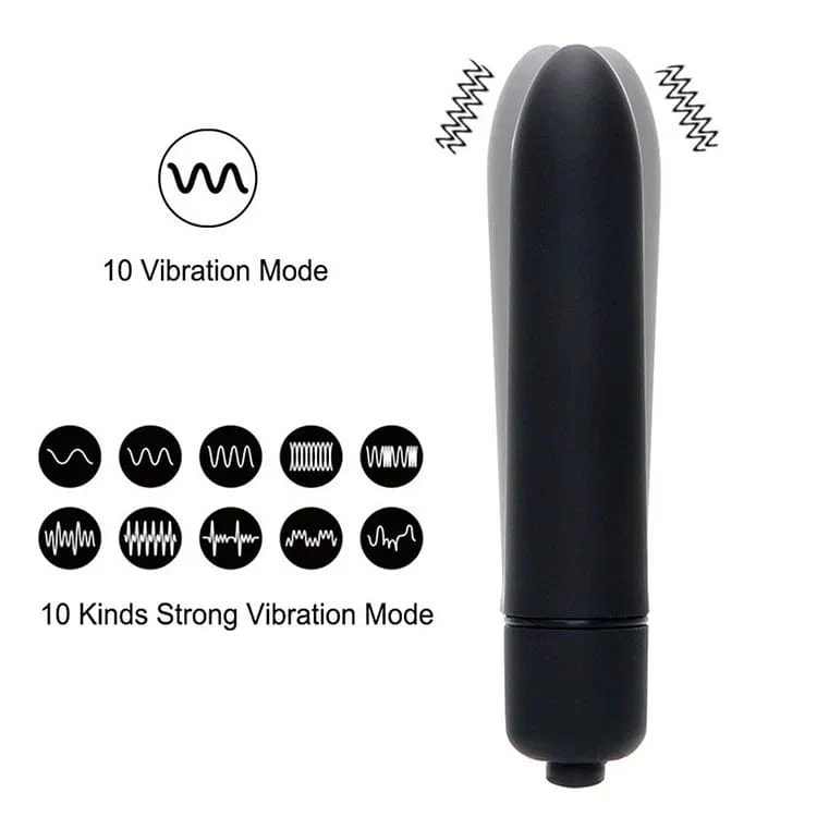 【Free Gift】Fun Vibrator Mini Bullet Jump Egg Ten Frequency Vibration Tip Frosted Bullet - Image 3