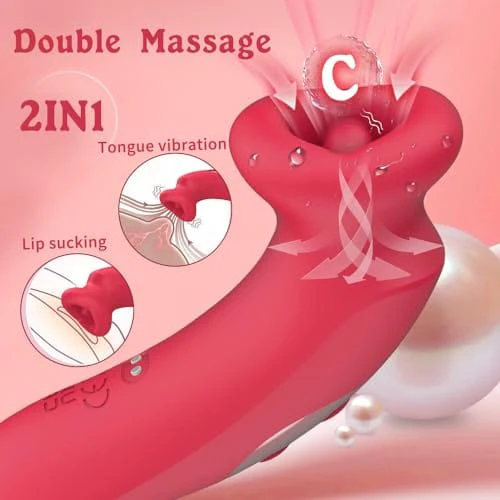 G Spot Vibrator Sucking Vibrator 10 Vibration Modes and 10 Kissing Modes - Image 2