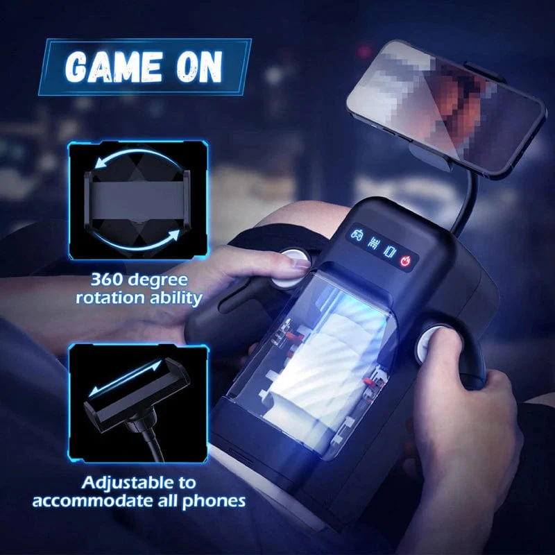 Game Telescopic Vibrating Heating Masturbator - Image 12