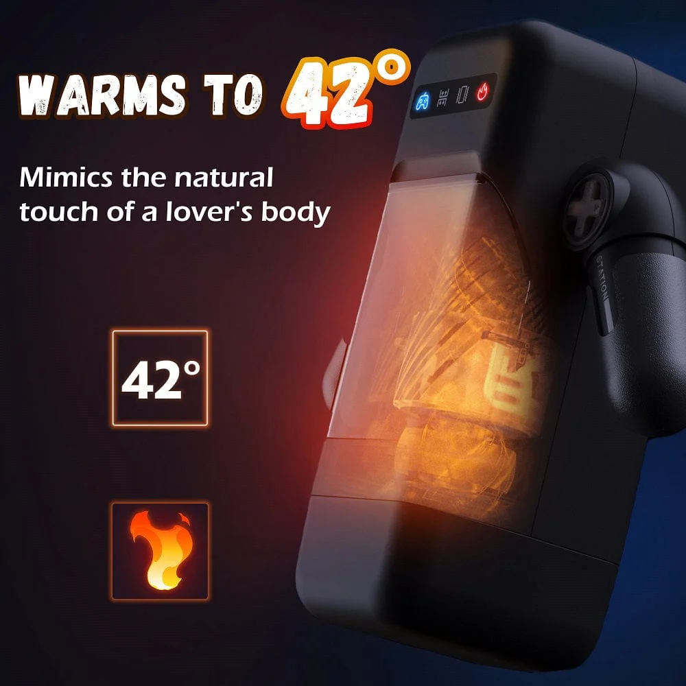 Game Telescopic Vibrating Heating Masturbator - Image 4
