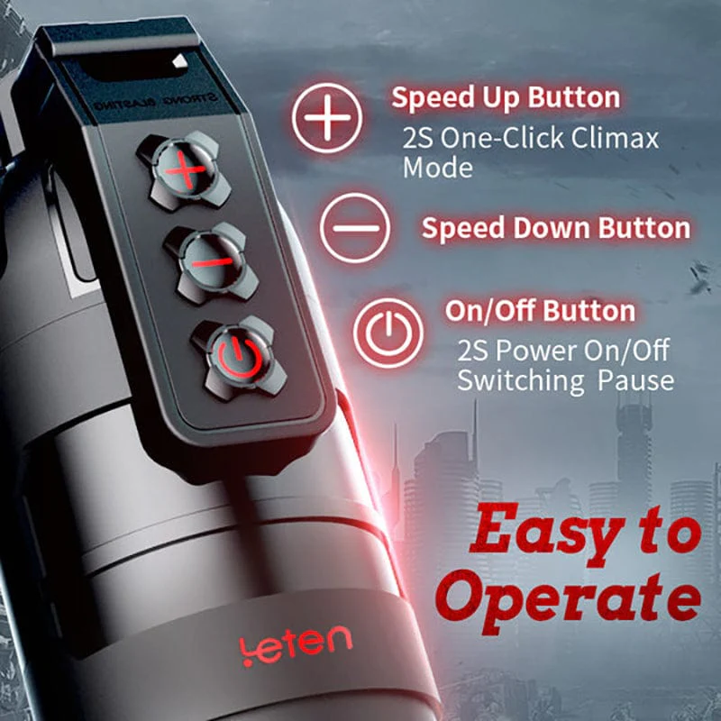Leten Grenade Strong Shock Male Masturbation Device Mobile App Remote Control - Image 6