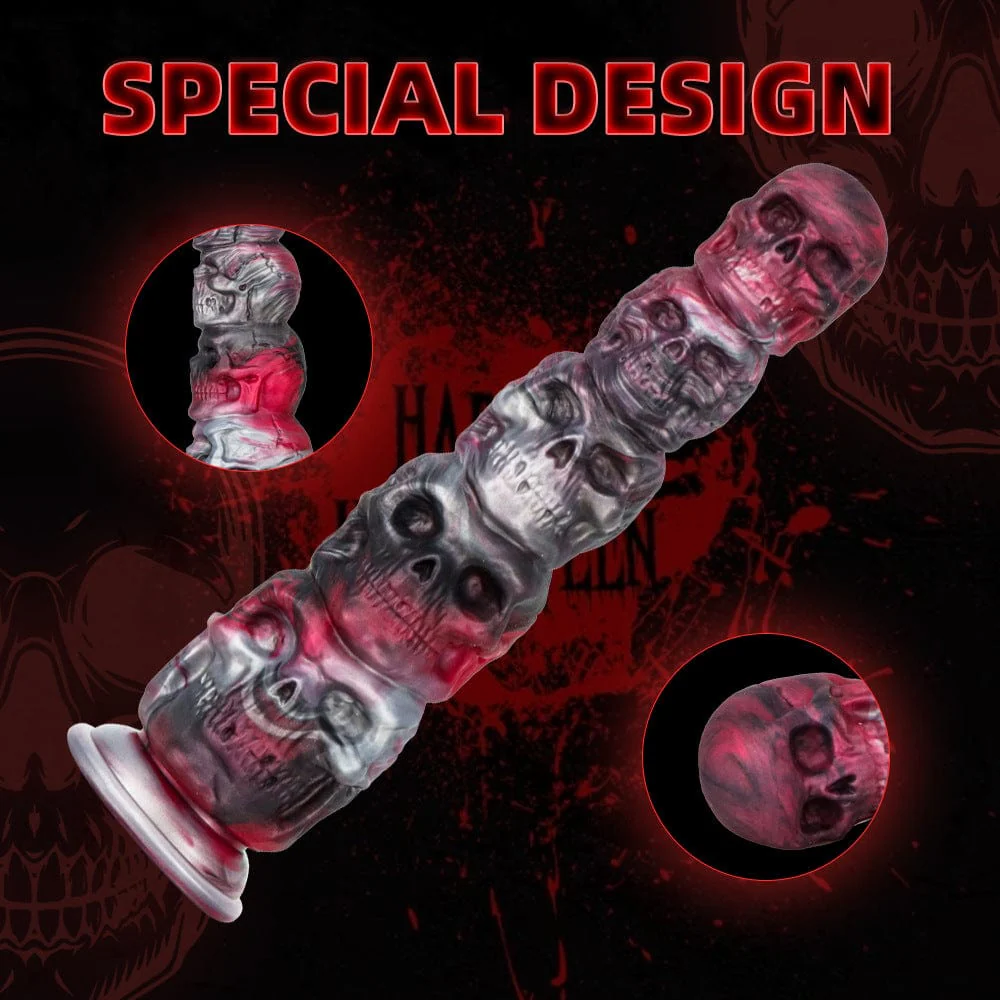 Halloween Pumpkin Head Skull Butt Plug - Image 10