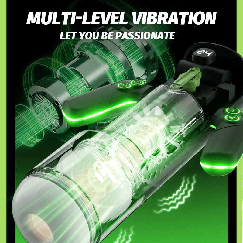 Handle - Controlled Male Masturbator 9 - frequency telescopic movement Sucking Vibration - Image 5