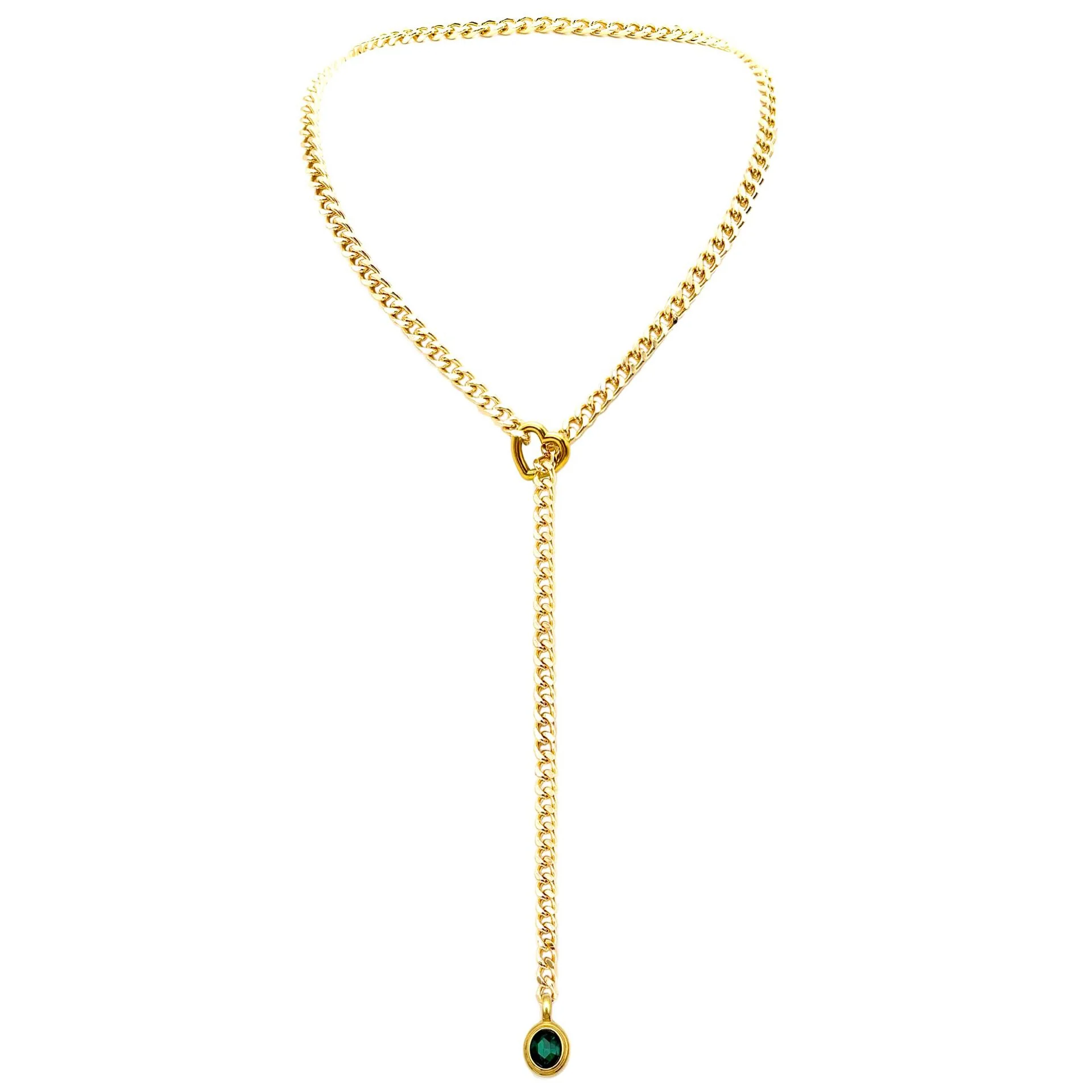 Heart Crystal O-ring Slip Chain - Image 8