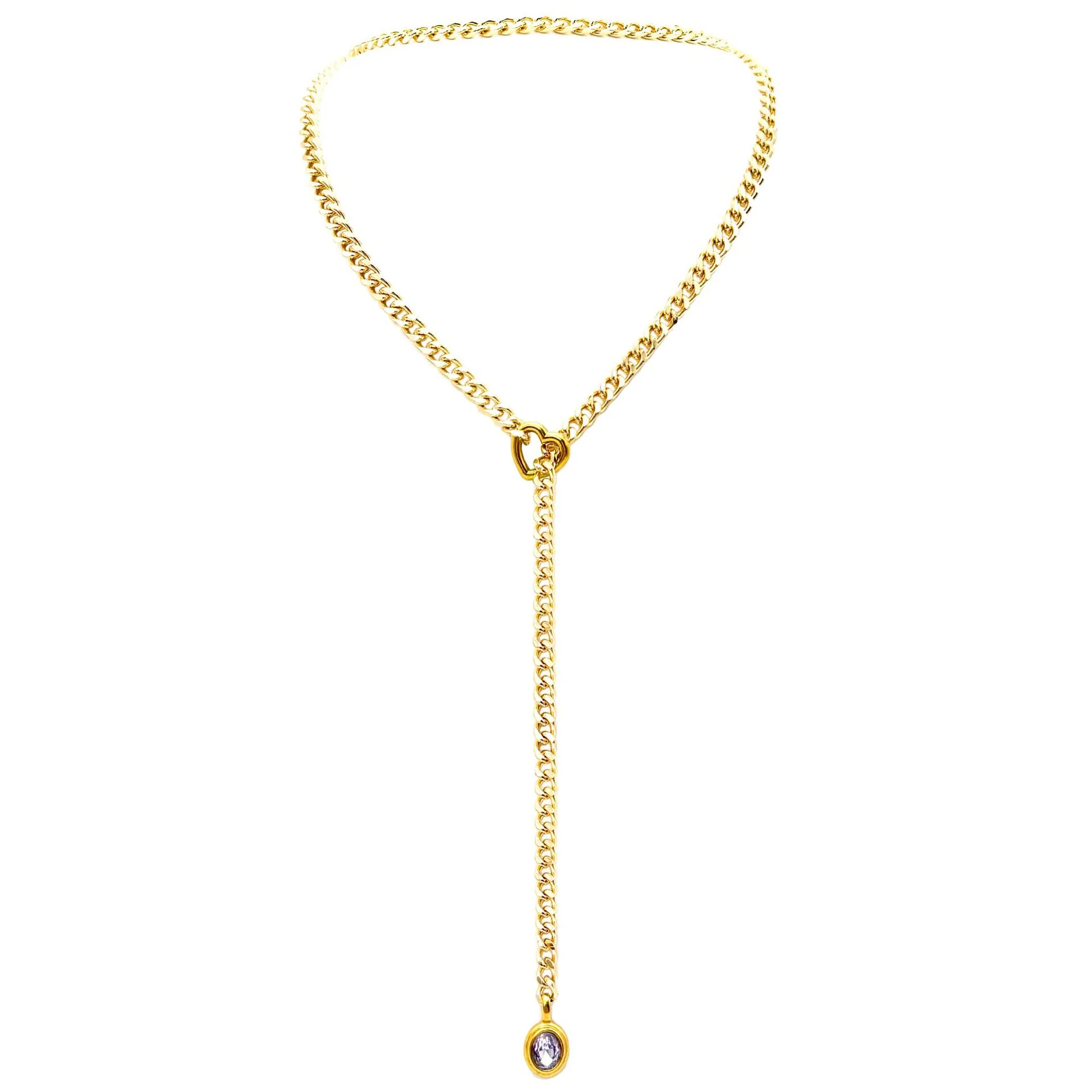 Heart Crystal O-ring Slip Chain - Image 9