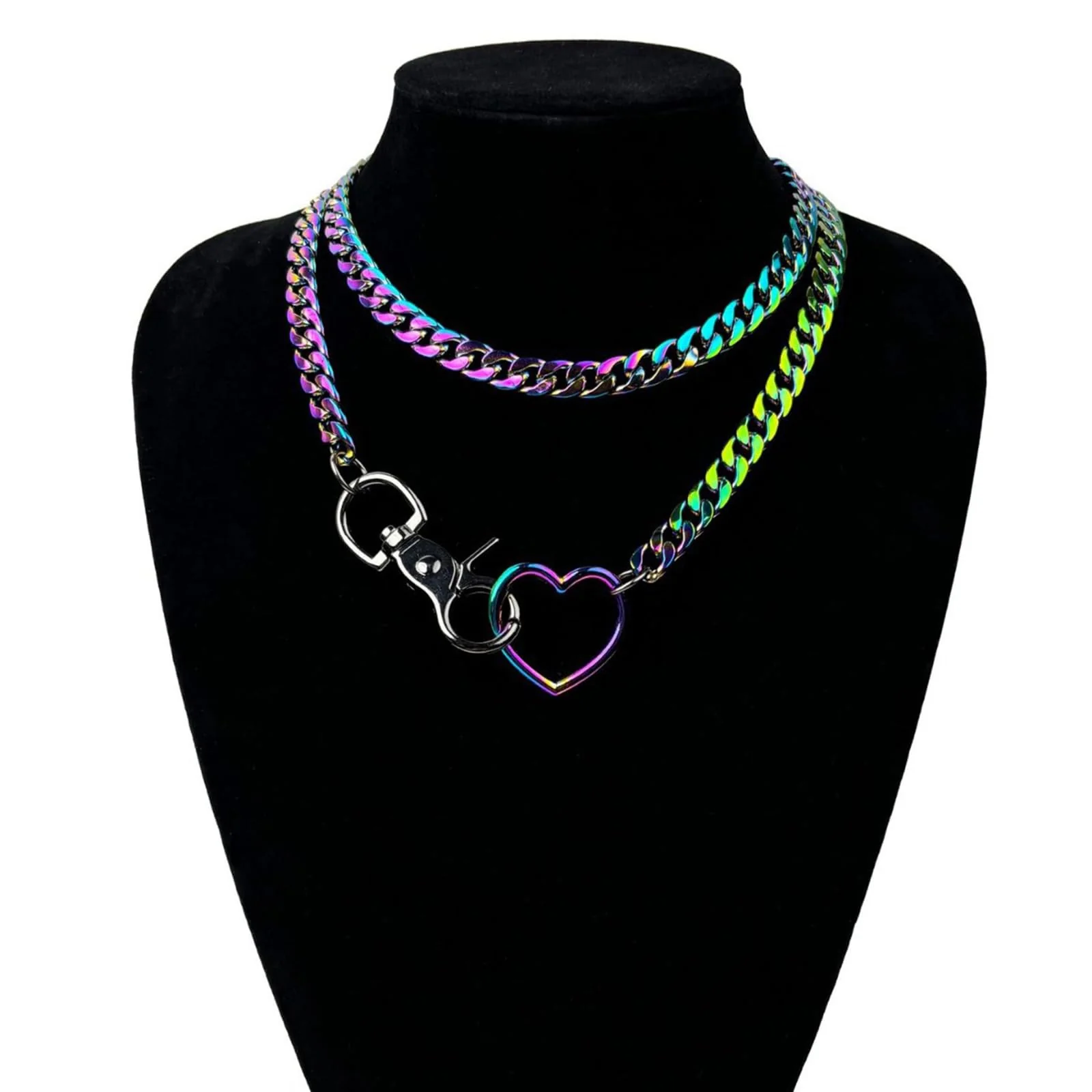 Heart Loop Slip Chain Choker - Image 2