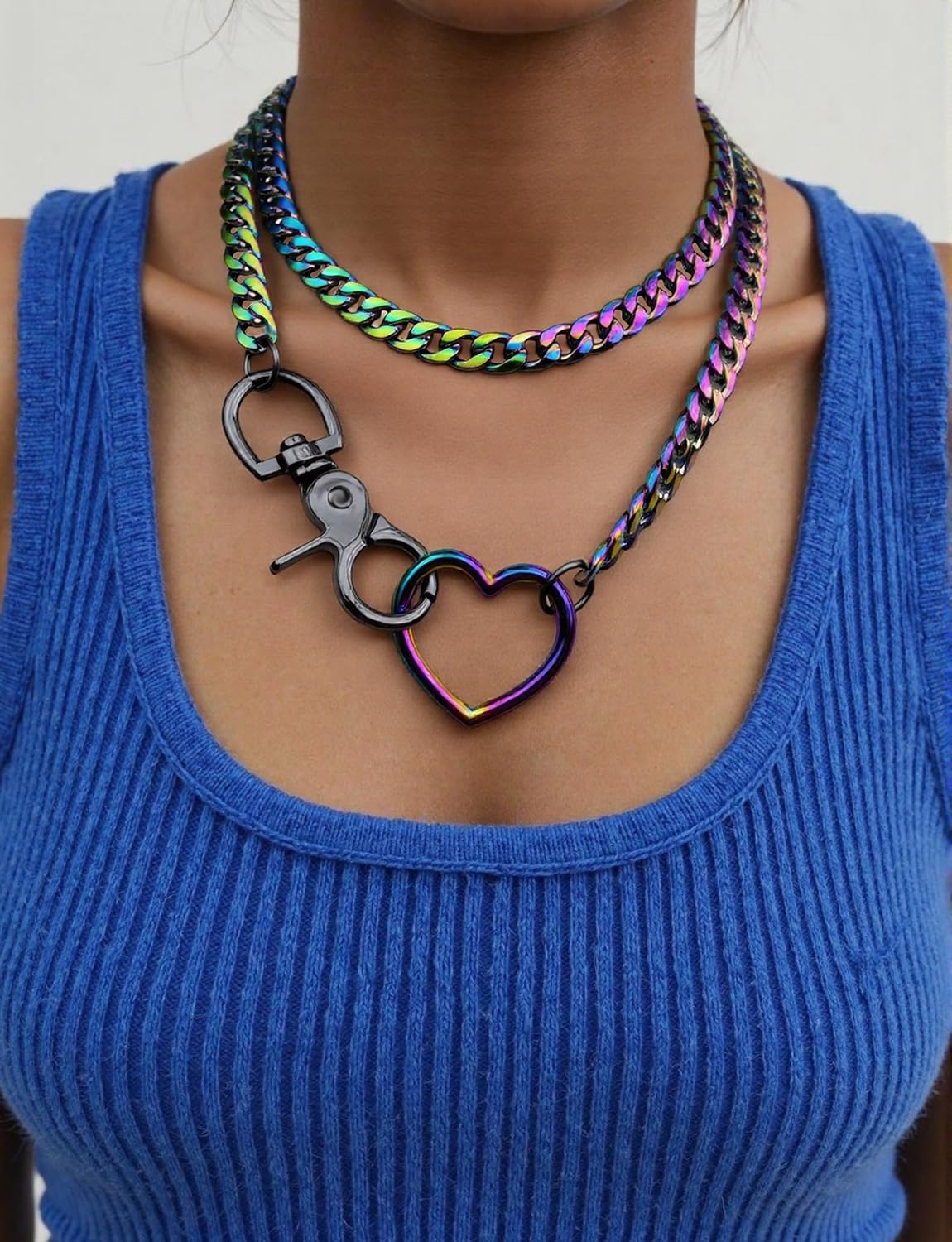 Heart Loop Slip Chain Choker - Image 3