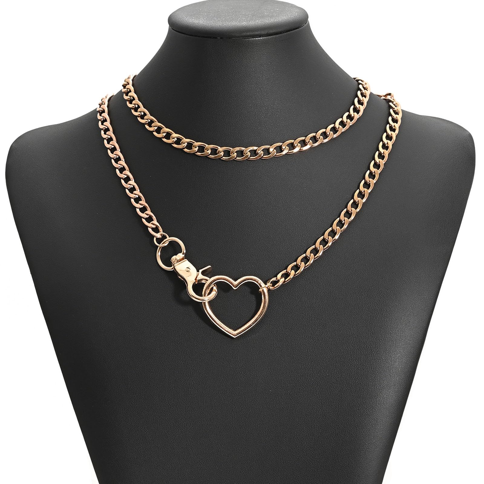 Heart Loop Slip Chain Choker - Image 5