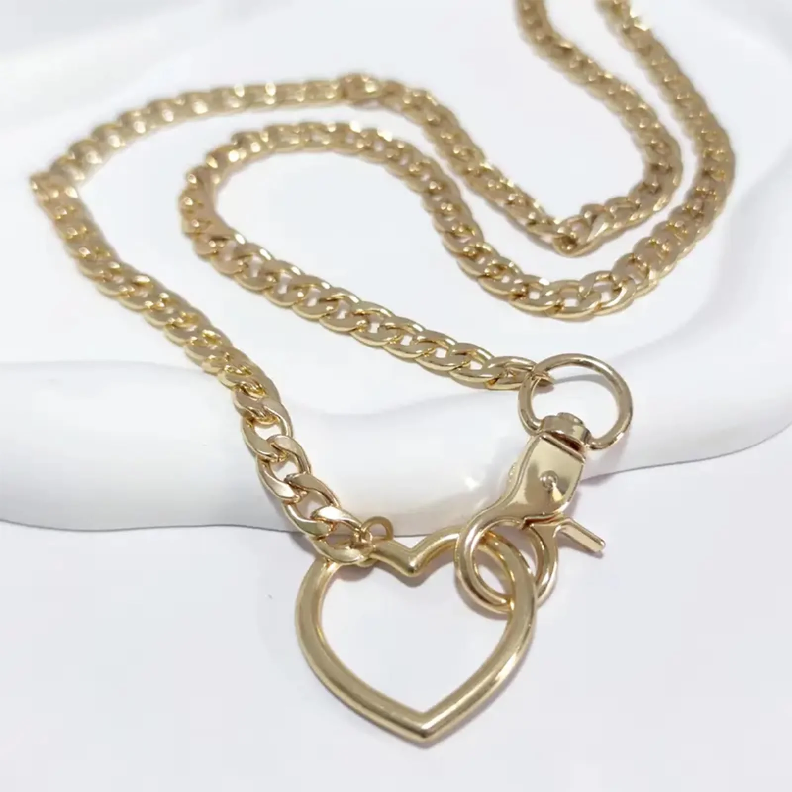 Heart Loop Slip Chain Choker - Image 6