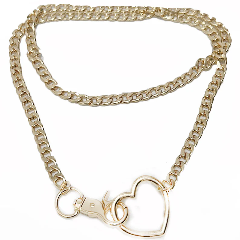 Heart Loop Slip Chain Choker - Image 7