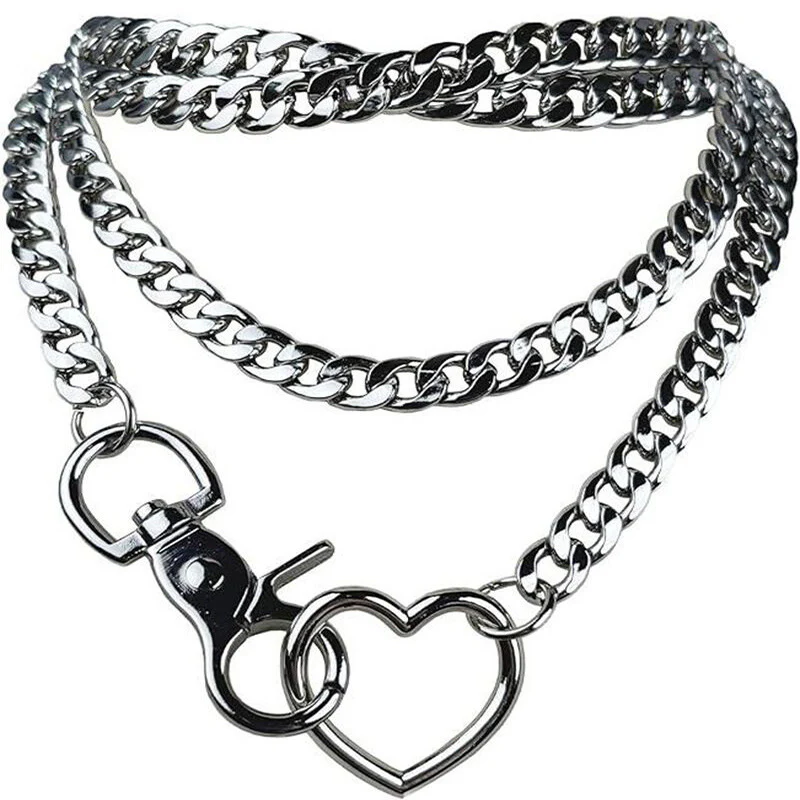 Heart Loop Slip Chain Choker - Image 8