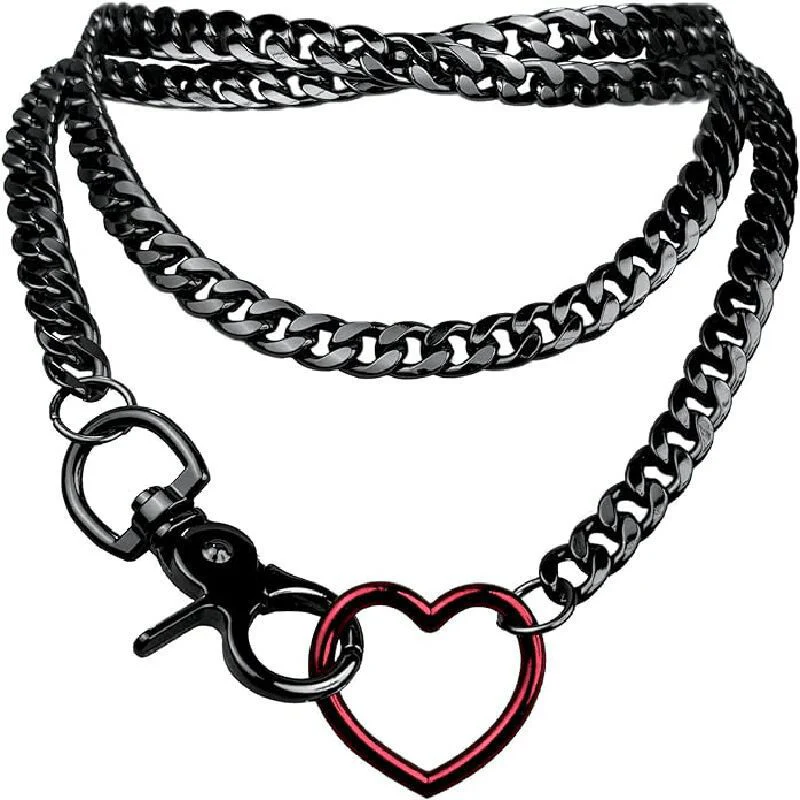 Heart Loop Slip Chain Choker - Image 9