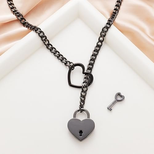 Heart O-Ring Lock & Key Slip Chain - Image 4